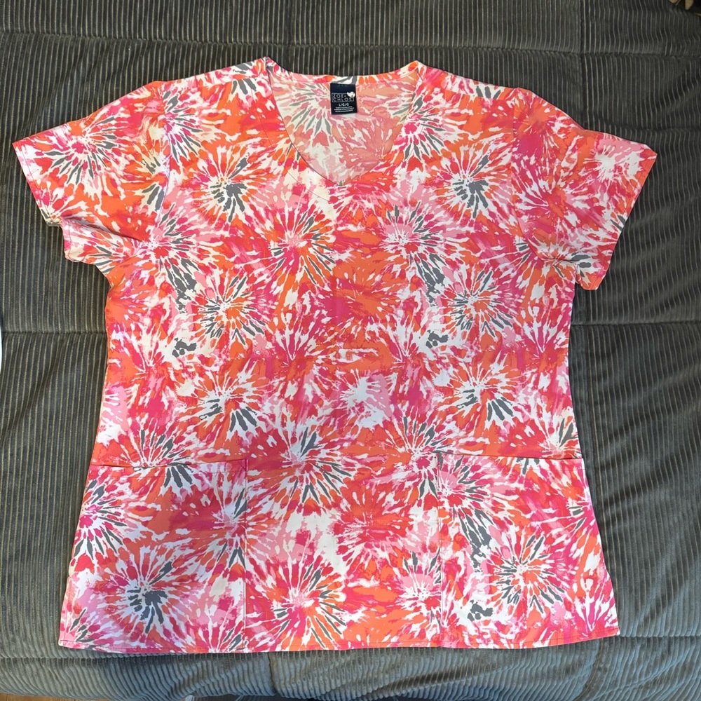 Zoe and Chloe scrub top